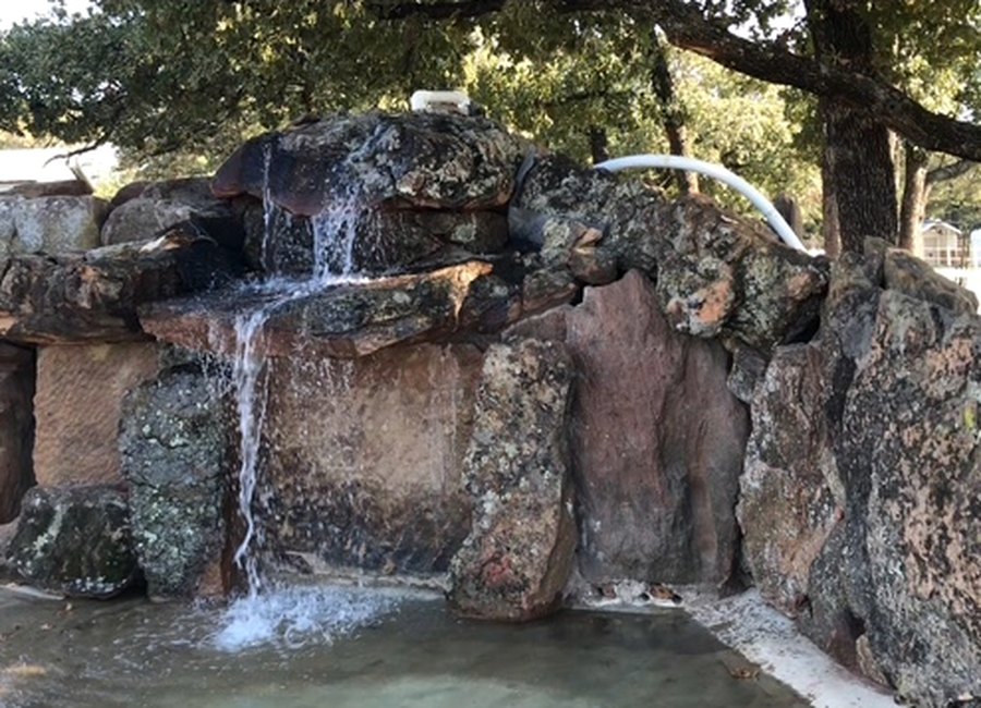 Natural Boulder Falls