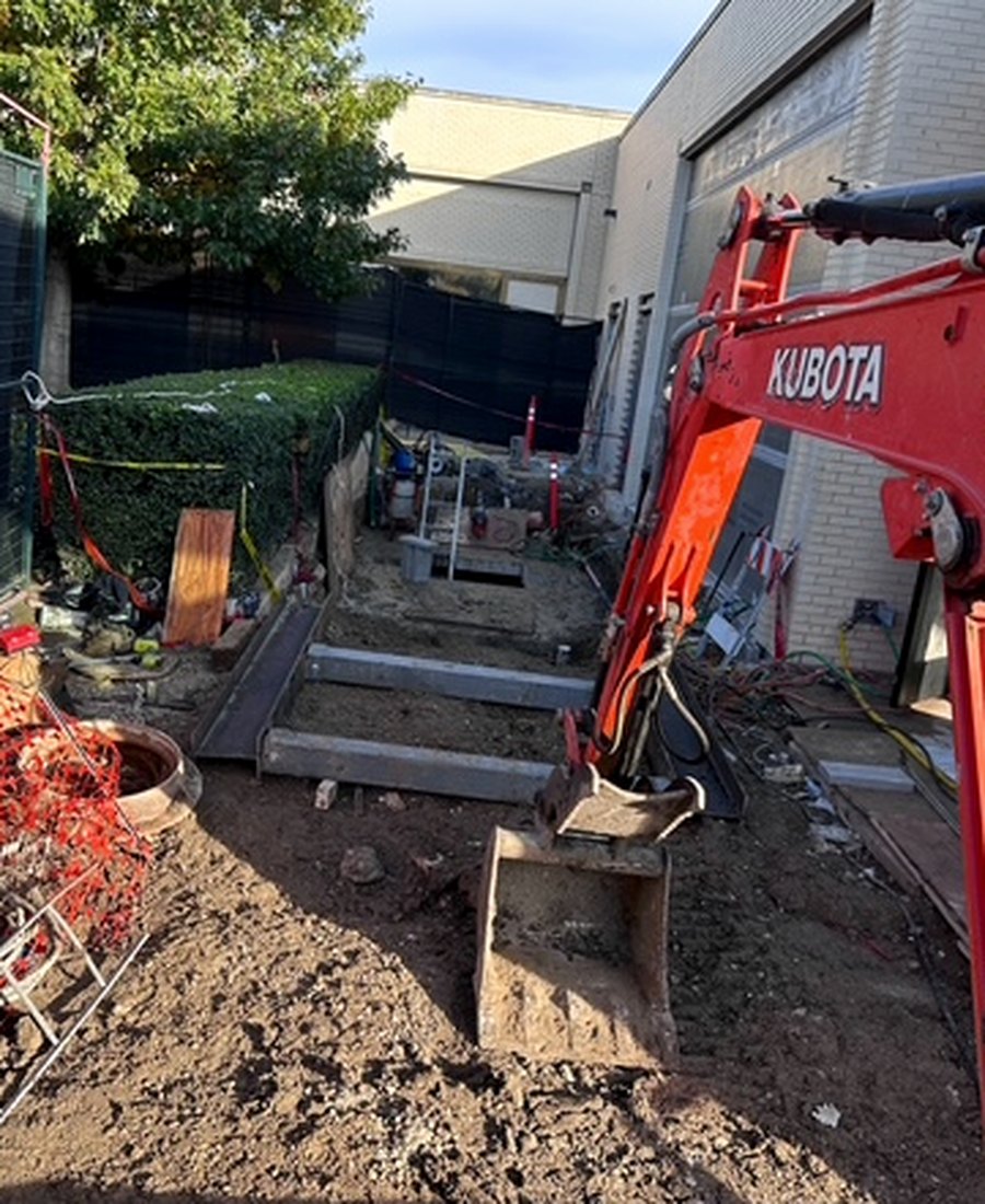 Licensed concrete work, construction site prep, drainage, roofing, and exterior repairs.